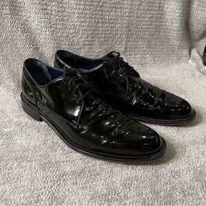 GORGEOUS SALVATORE FERRAGAMO "PATENT LEATHER" OXFORDS 11 D $1490